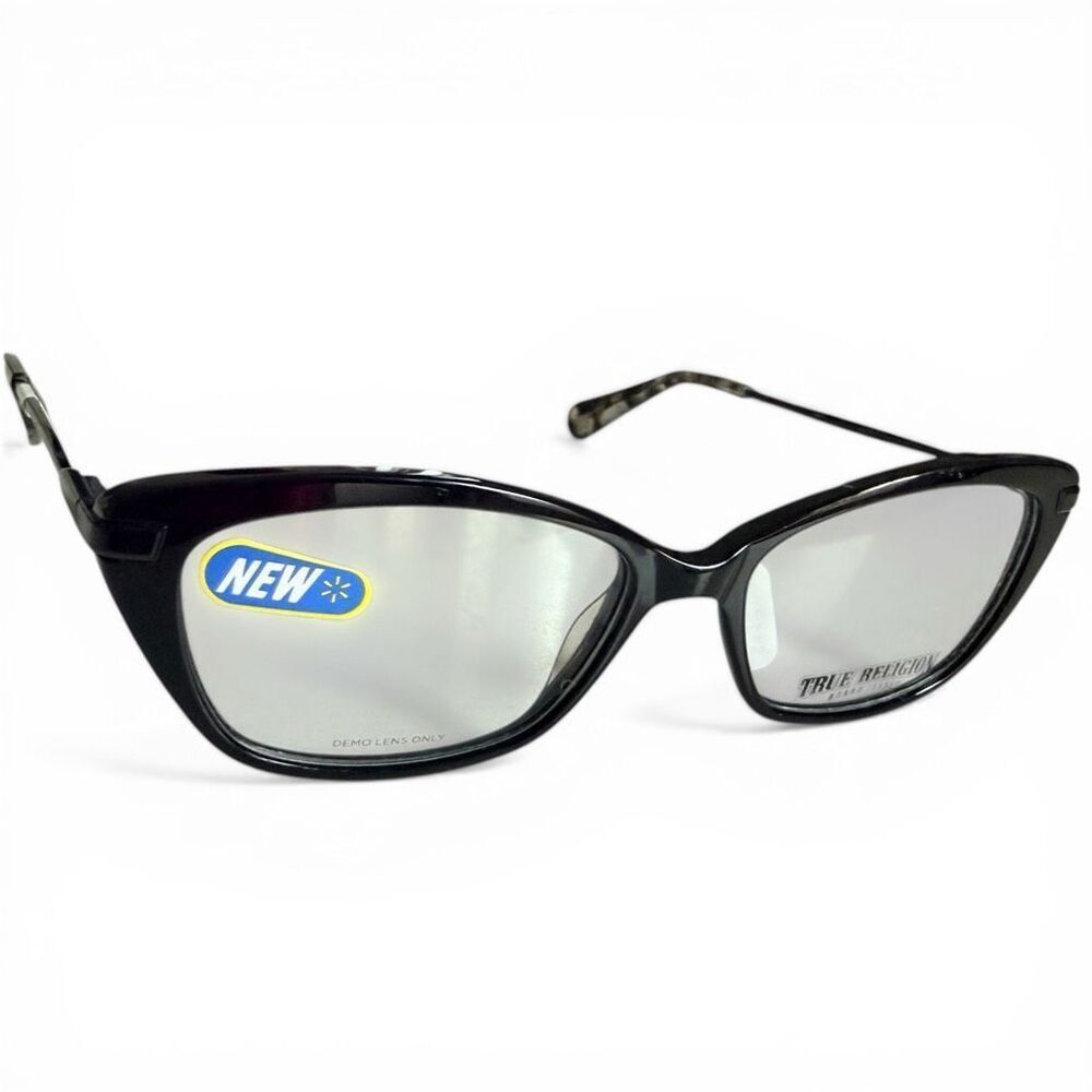 Brand New True Religion TRUT019 FW530 Black Eyeglasses Frames 53-16-140 #469